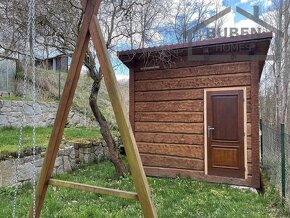 Zahrada s chatou, pergola s krbem, skleník a sklep (výstavba - 8