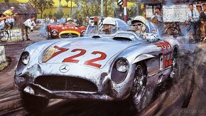 Denis Jenkinson a Stirling Moss Mercedes Mille Miglia 1955 - 8