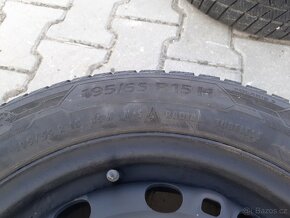 Zimní sada 195/55 R15, 5x100 ET43 - komplet za 1800Kč - 8