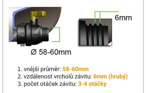 Propojeni ibc nádrží, adaptéry na zahradní hadici - 8