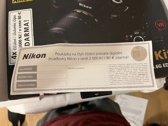 Nikon D90 + 18-105 mm + braška + SD karta + voucher na čiště - 8