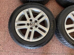 Originál Volkswagen ALU kola 5x112 r16 zimní pneu 5,5mm - 8