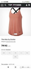 Nové dámské tílko Nike Dry Elastika - 8