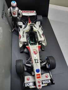 F1 HONDA RA106 BUTTON VÍTĚZ MAĎARSKO 2006 MINICHAMPS 1:18 - 8