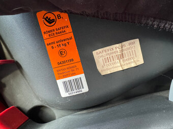 Autosedačka Britax Römer Safefix Plus Isofix do 18kg - 8