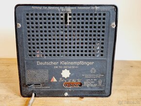 Staré rádio DKE 38 GW, Deutscher Kleinempfänger, 1938 - 8