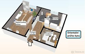 Pronájem bytu 1+1 38 m² Za Universitou, Dobruška - 8