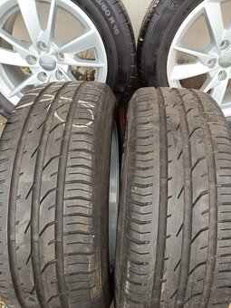 ALU 5x112 r16 AUDI + LETNÍ PNEU - 8