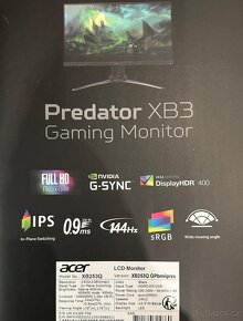 monitor 24.5 Acer Predator XB253QGP - 8