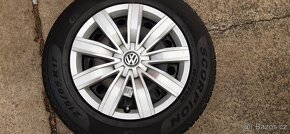 Tiguan 215/65 r17  disky Originální VW sada - (čís - 8