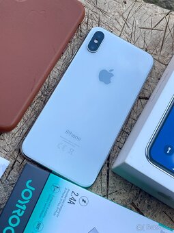 🍏TOP🍎 Apple Iphone X 64GB bílý - baterie 100% - 8