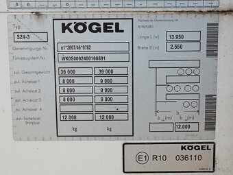 Kögel SN/SNCO, PATRO, ZVEDACÍ NÁPRAVA, NÁPRAVY SAF - 8