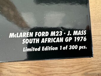 MODEL MCLAREN M23 MINICHAMPS 1:18 LIMIT 300KS - 8