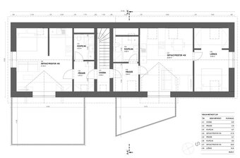 Stavební parcela s hotovou studií - Rodinný dům se 2 apartmá - 8