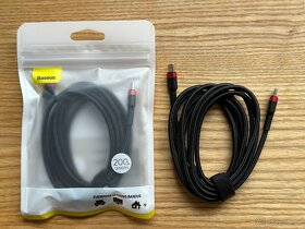 Baseus 100W nabíjecí datový kabel USB-C/USB-C 2m 200 cm NOVÝ - 8