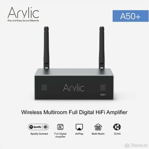 Arylic Up2stream A50+ Bluetooth zesilovač pro reproduktory - 8