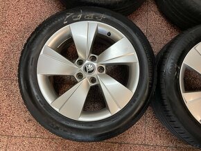 Alu kola 5x112 r17 , letní pneu 4mm - 8