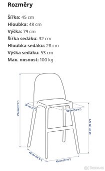 IKEA dětská židlička URBAN - 8