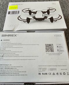 Mini dron s kamerou SIMREX X300C/ 2x akumulátor - 8