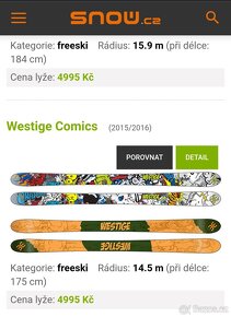 Prodám lyže freeride - 8