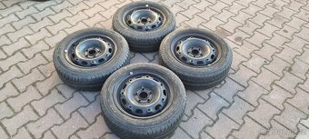 Plechové disky Škoda Fabia 1 5x100 6x14 ET43 185/60r14 letní - 8