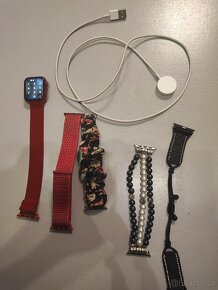 Prodám Apple Watch 6 40mm červené - 8