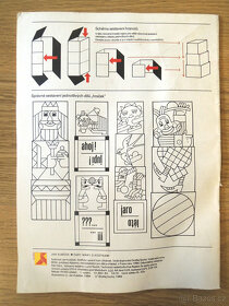 Plastické vystřihovánky Čáry máry s kostkami 1984 - 8