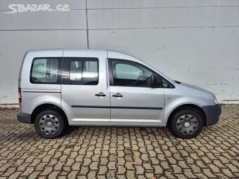 VW Caddy 1.9TDI 77kW, bez koroze,serviska,klima - 8