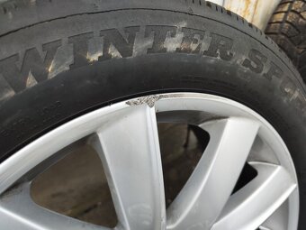 19"zimní alu sada 5x108 origo Volvo XC90 235/55 Dunlop TPMS - 8