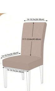 Potahy/povlaky na židle 4ks - 8