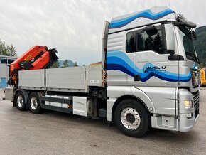 MAN TGX 33.540 - 6x4 – Valník + HR-Palfinger PK 72002 – EURO - 8