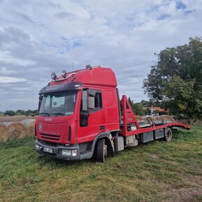 Iveco eurocargo ML 90 E 17-odtahovka-2×plošina - 8