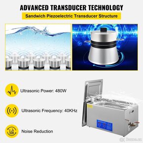 Ultrazvuková čistička s objemem 30 litrů - nepoužitá zabalen - 8