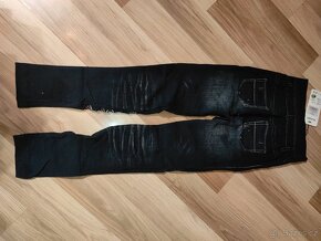 Elastické kalhoty styl otrhané jeans - 8