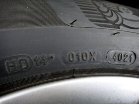 Orig alu disky na BMW se zimni pneu Michelin - 8