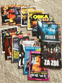 DVD různé, v pap.obalu, více v popisu; vše nebo sada - 8