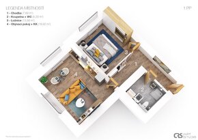 Prodej bytu na Stochově 2+KK 50 m² s předzahrádkou 33 m² - 8
