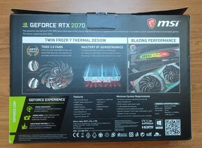 MSI GeForce RTX 2070 GAMING Z 8G - 8