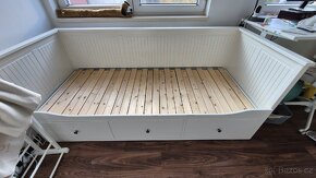 Rozkládací postel Ikea Hemnes, 3 šuplíky - 8