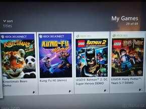 Herní sada Xbox 360 + Kinect + 7 her + 70 demo - 8