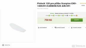 Scorpion plexi pinlock na přilbu - 8