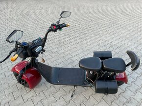 Elektrokoloběžka - Chopper pro dvě osoby, mnoho doplňků - 8