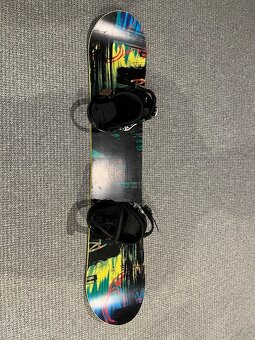 Snowboard 120cm + Nové vázání Burton - 8