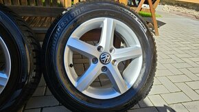 VW originál alu kola 195/65R15 včetně zimních pneu - 8