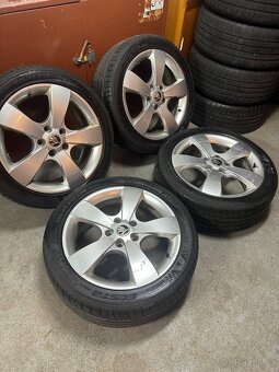 ALU Kola ŠKODA 5x112 R17 PEGASUS Letní pneu 225/45/17 - 8