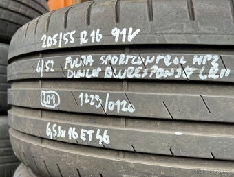 Letní kola Škoda Octavia 3, 205/55 R16 Fulda, Dunlop (1223) - 8