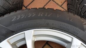 ALU kola FORD,VOLVO 5x108 R17 zimní sada 235/55/17 r.v. 2021 - 8