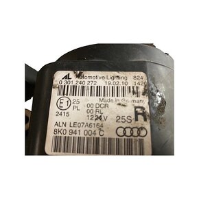 Pravý a levý bixenon xenon AFS AUDI A4 B8 8K 2010 - 8