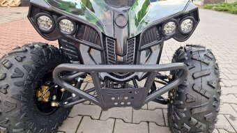 Dětská čtyřtaktní čtyřkolka ATV Warrior DELUX 125ccm zelená - 8