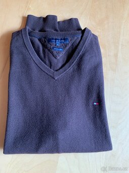 pánský hnědý svetr s kašmírem zn. Tommy Hilfiger - vel. XL - 8